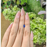 0.76 Ct. Blue Sapphire from Ceylon (Sri Lanka) Life Style