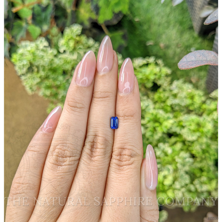 0.76 Ct. Blue Sapphire from Ceylon (Sri Lanka)