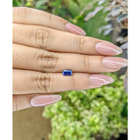 0.76 Ct. Blue Sapphire from Ceylon (Sri Lanka) Life Style