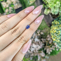 0.63 Ct. Blue Sapphire from Ceylon (Sri Lanka) Life Style