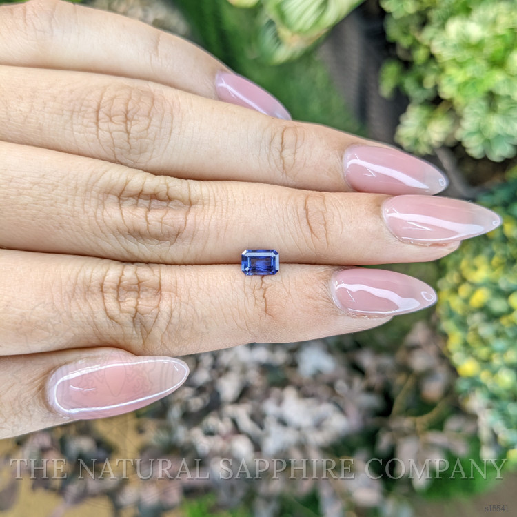 0.63 Ct. Blue Sapphire from Ceylon (Sri Lanka)