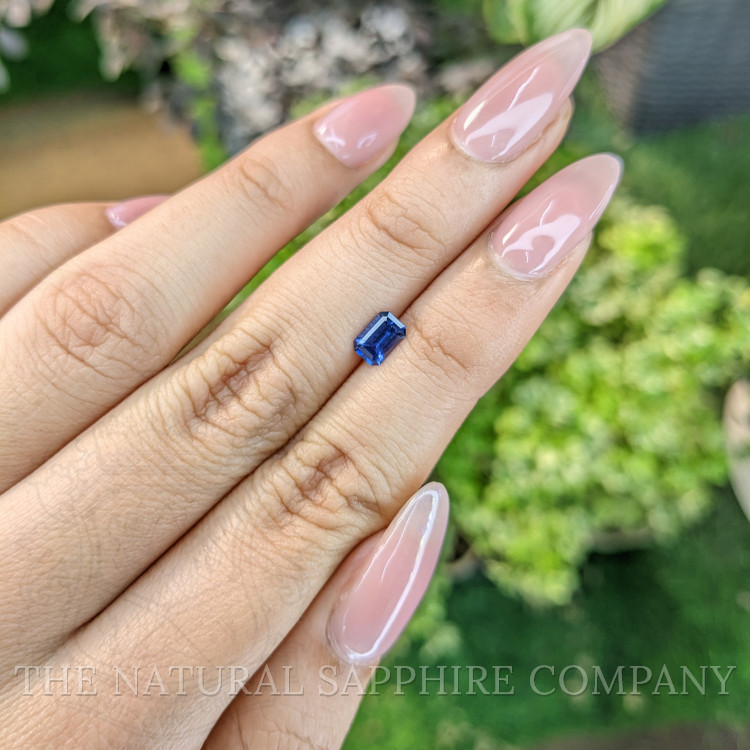 0.63 Ct. Blue Sapphire from Ceylon (Sri Lanka)