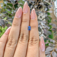 0.76 Ct. Blue Sapphire from Ceylon (Sri Lanka) Life Style