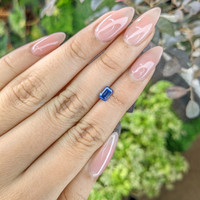 0.76 Ct. Blue Sapphire from Ceylon (Sri Lanka) Life Style