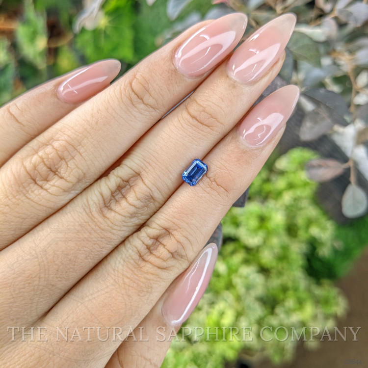 0.76 Ct. Blue Sapphire from Ceylon (Sri Lanka)