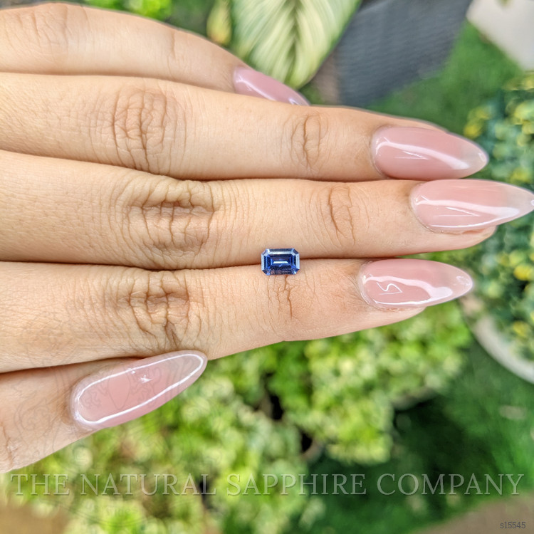 0.52 Ct. Blue Sapphire from Ceylon (Sri Lanka)