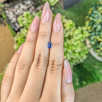 0.52 Ct. Blue Sapphire from Ceylon (Sri Lanka) Life Style