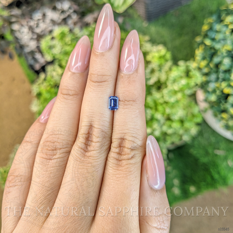 0.52 Ct. Blue Sapphire from Ceylon (Sri Lanka)
