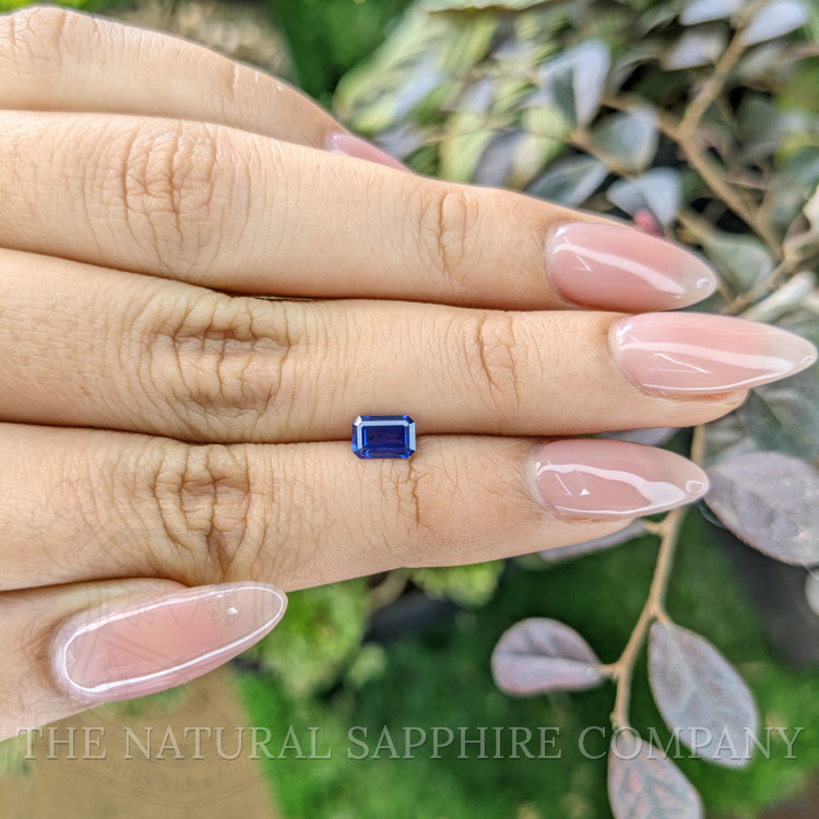 0.67 Ct. Blue Sapphire from Ceylon (Sri Lanka)