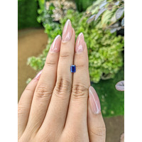 0.67 Ct. Blue Sapphire from Ceylon (Sri Lanka) Life Style