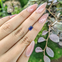 0.67 Ct. Blue Sapphire from Ceylon (Sri Lanka) Life Style