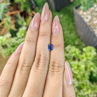 0.73 Ct. Blue Sapphire from Ceylon (Sri Lanka) Life Style