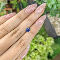 0.73 Ct. Blue Sapphire from Ceylon (Sri Lanka) Life Style