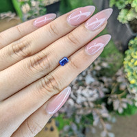 0.78 Ct. Blue Sapphire from Ceylon (Sri Lanka) Life Style