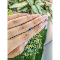 0.55 Ct. Blue Sapphire from Ceylon (Sri Lanka) Life Style