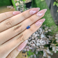 0.64 Ct. Blue Sapphire from Ceylon (Sri Lanka) Life Style