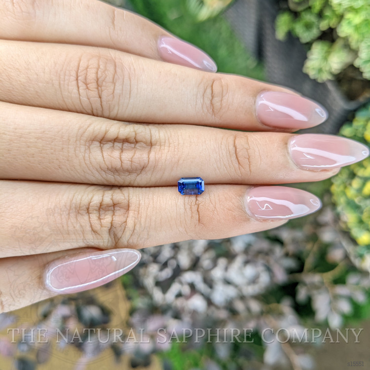 0.64 Ct. Blue Sapphire from Ceylon (Sri Lanka)