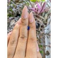 0.84 Ct. Blue Sapphire from Ceylon (Sri Lanka) Life Style