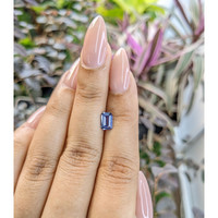 0.89 Ct. Blue Sapphire from Ceylon (Sri Lanka) Life Style