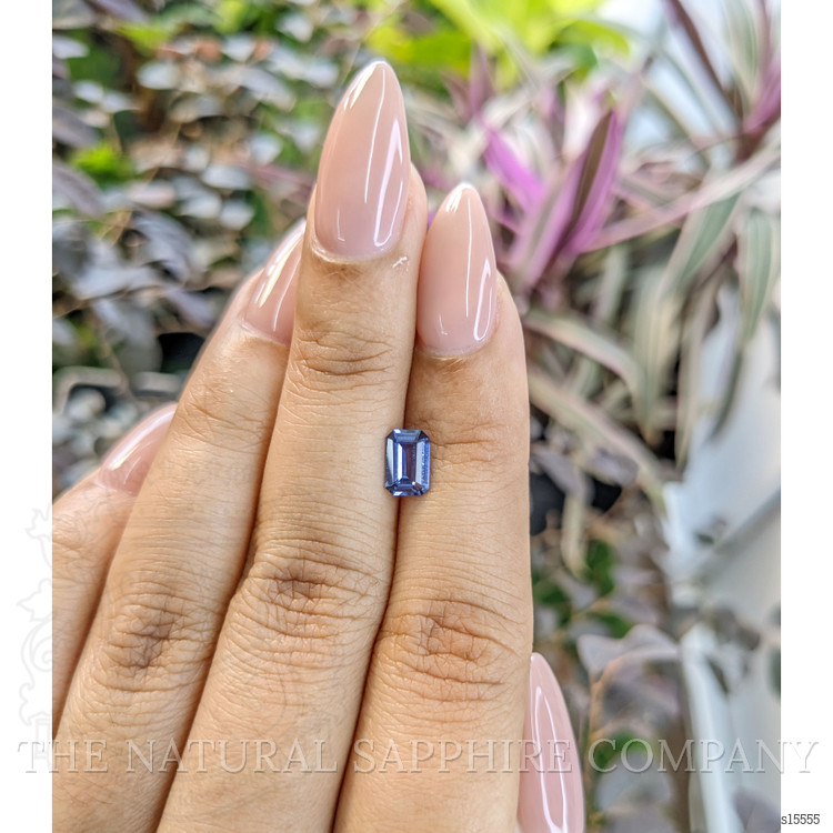 0.89 Ct. Blue Sapphire from Ceylon (Sri Lanka)