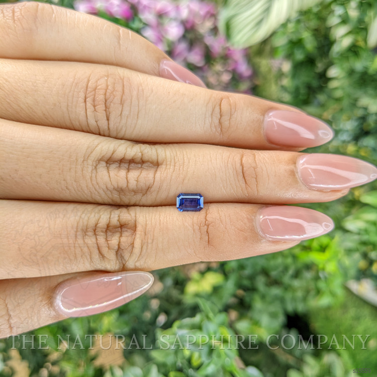 0.55 Ct. Blue Sapphire from Ceylon (Sri Lanka)