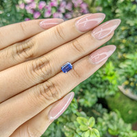 0.88 Ct. Blue Sapphire from Ceylon (Sri Lanka) Life Style