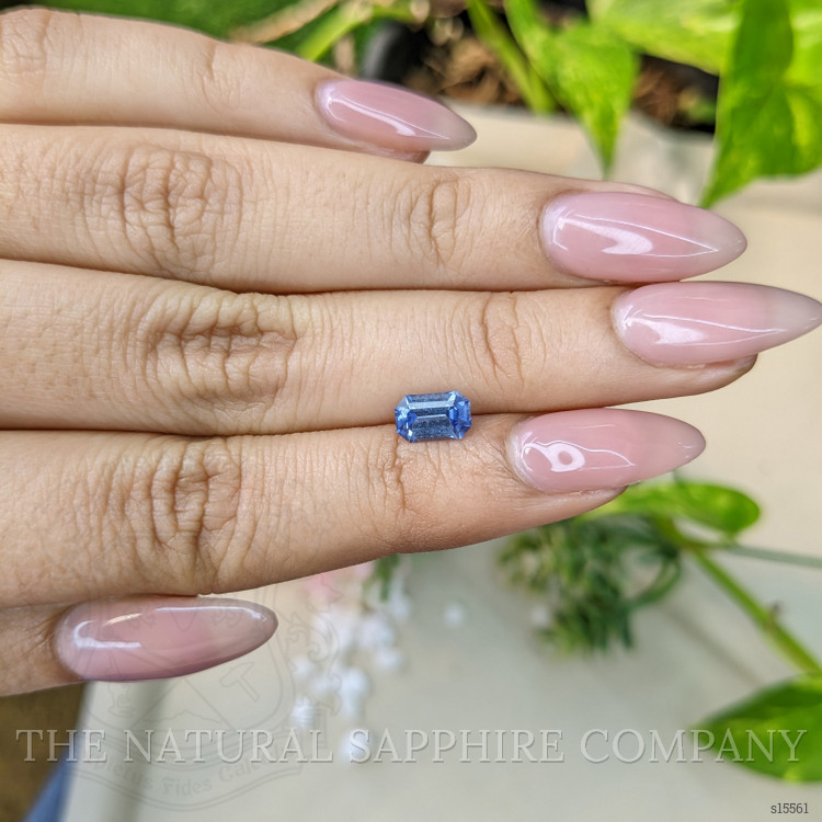 1.10 Ct. Blue Sapphire from Ceylon (Sri Lanka)