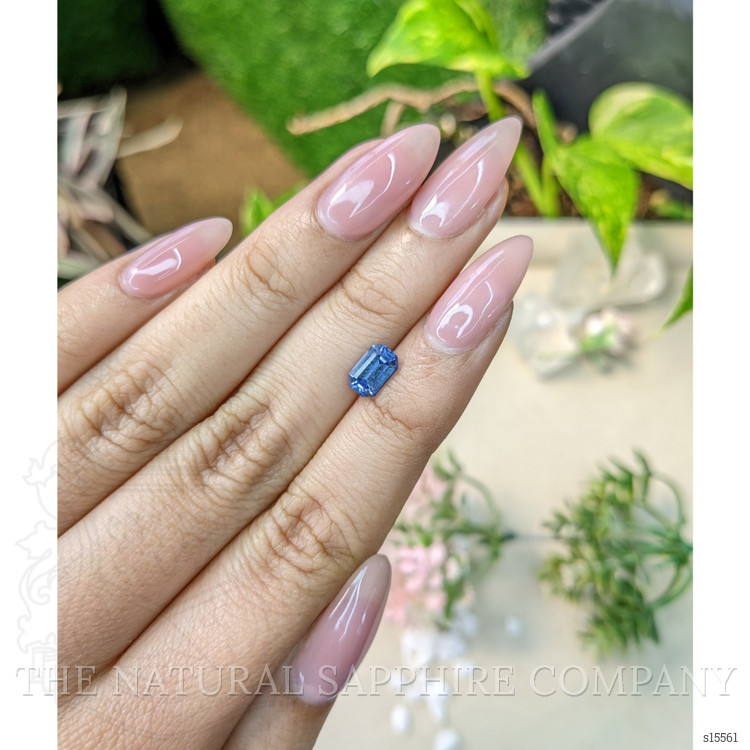 1.10 Ct. Blue Sapphire from Ceylon (Sri Lanka)