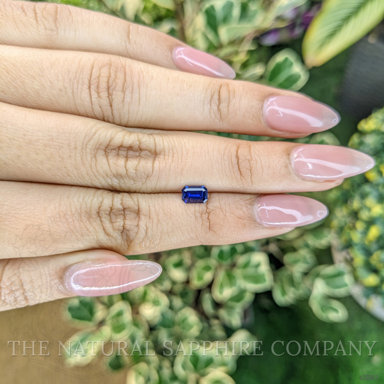 0.53 Ct. Blue Sapphire from Ceylon (Sri Lanka)