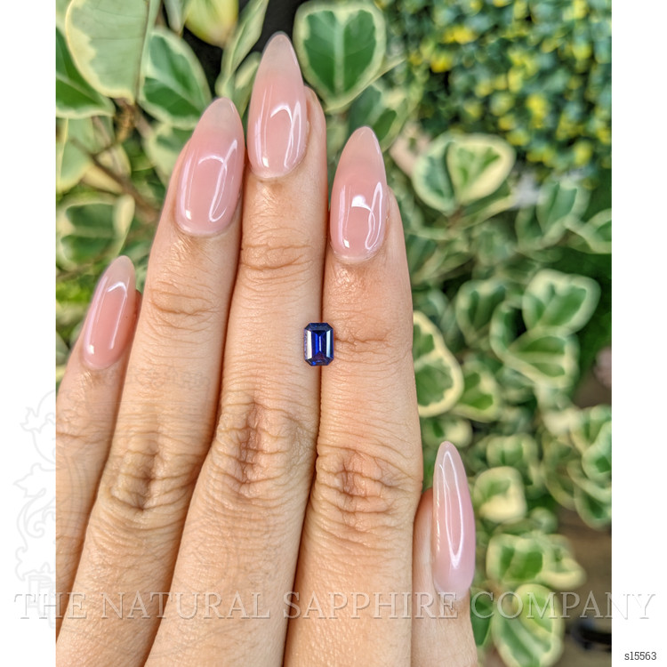 0.53 Ct. Blue Sapphire from Ceylon (Sri Lanka)