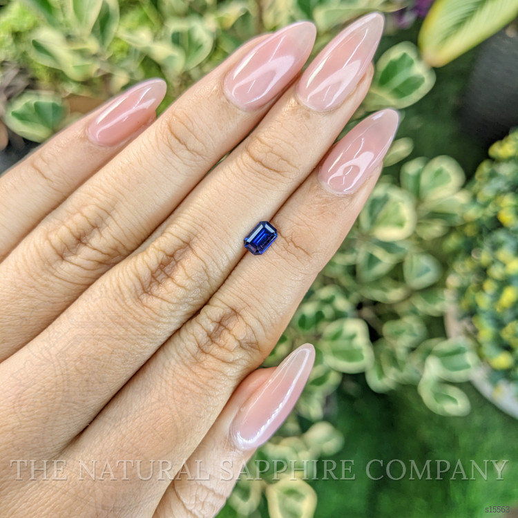 0.53 Ct. Blue Sapphire from Ceylon (Sri Lanka)