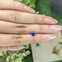 0.88 Ct. Blue Sapphire from Ceylon (Sri Lanka) Life Style