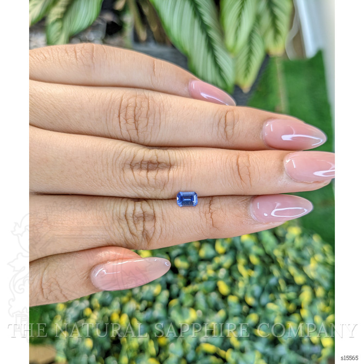 0.60 Ct. Blue Sapphire from Ceylon (Sri Lanka)