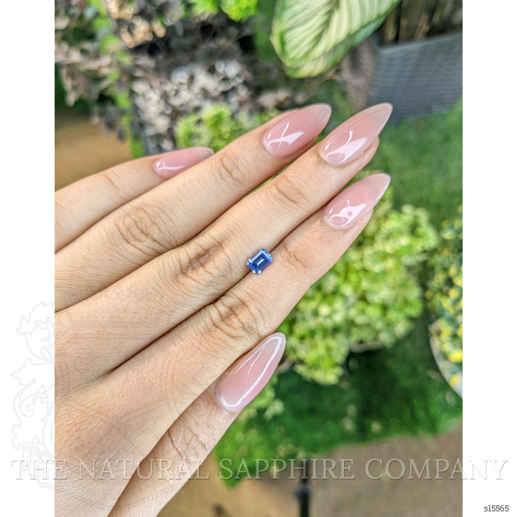 0.60 Ct. Blue Sapphire from Ceylon (Sri Lanka)