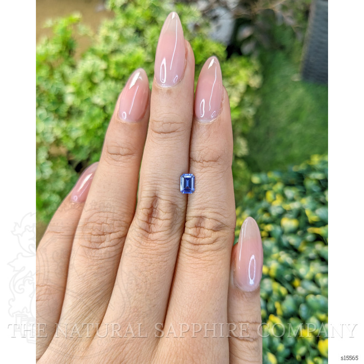 0.60 Ct. Blue Sapphire from Ceylon (Sri Lanka)