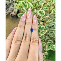 0.64 Ct. Blue Sapphire from Ceylon (Sri Lanka) Life Style