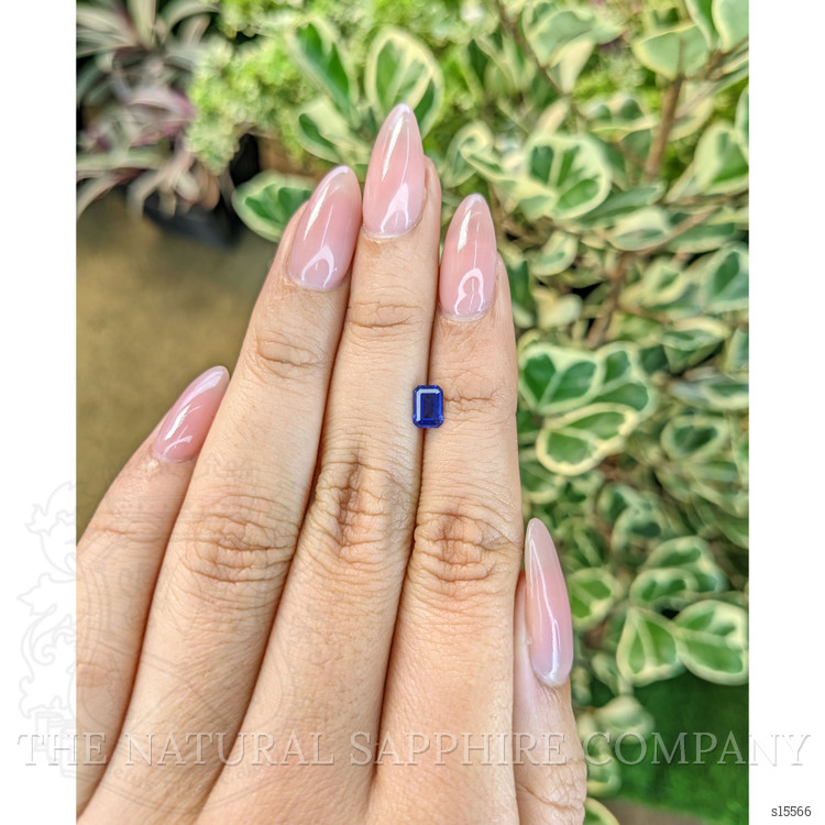 0.64 Ct. Blue Sapphire from Ceylon (Sri Lanka)