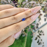 0.75 Ct. Blue Sapphire from Ceylon (Sri Lanka) Life Style