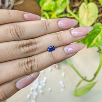 0.62 Ct. Blue Sapphire from Ceylon (Sri Lanka) Life Style