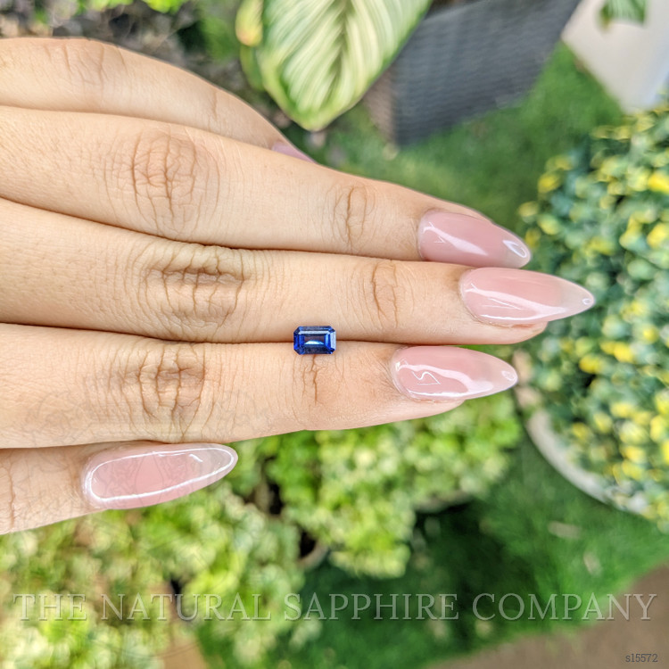 0.61 Ct. Blue Sapphire from Ceylon (Sri Lanka)