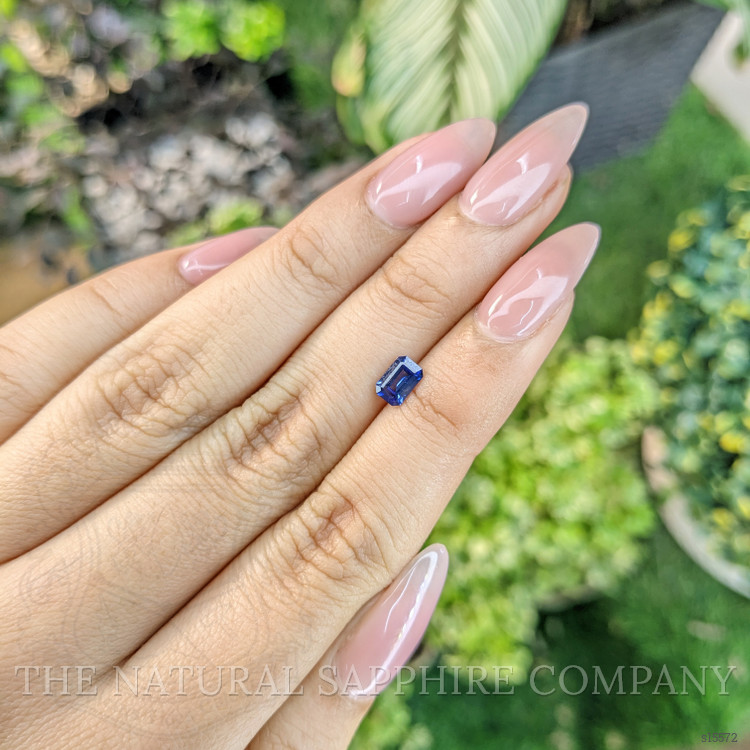 0.61 Ct. Blue Sapphire from Ceylon (Sri Lanka)