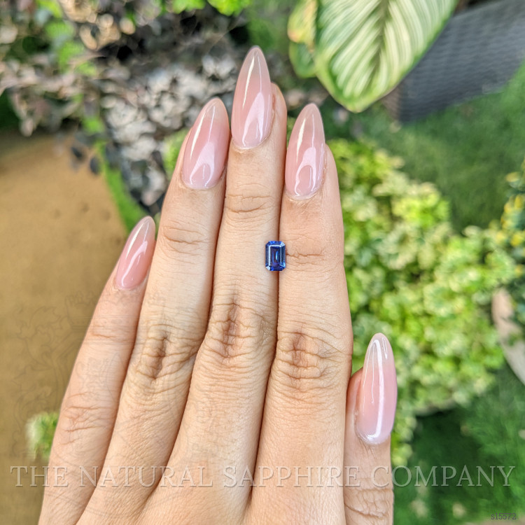 0.61 Ct. Blue Sapphire from Ceylon (Sri Lanka)