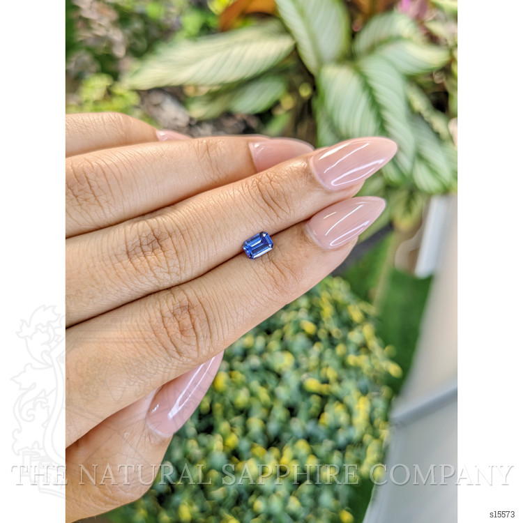 0.53 Ct. Blue Sapphire from Ceylon (Sri Lanka)