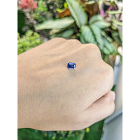 0.68 Ct. Blue Sapphire from Ceylon (Sri Lanka) Life Style