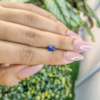 0.68 Ct. Blue Sapphire from Ceylon (Sri Lanka) Life Style