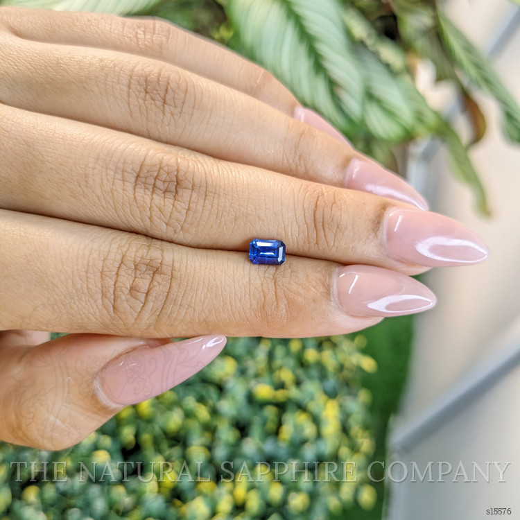 0.68 Ct. Blue Sapphire from Ceylon (Sri Lanka)