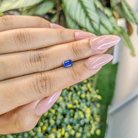 0.68 Ct. Blue Sapphire from Ceylon (Sri Lanka) Life Style