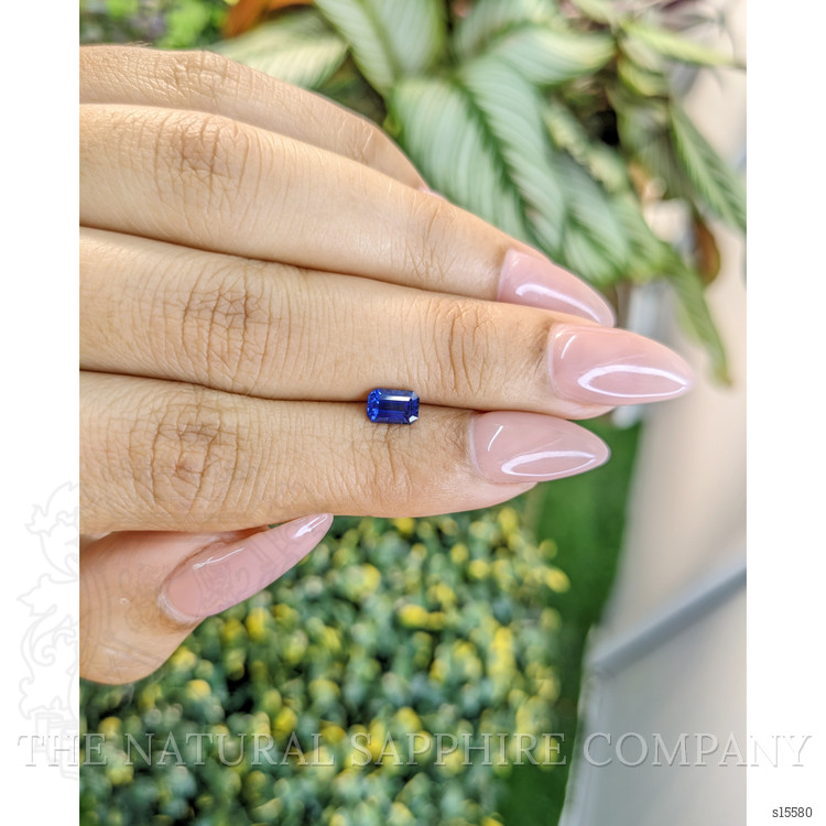 0.72 Ct. Blue Sapphire from Ceylon (Sri Lanka)