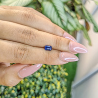 0.72 Ct. Blue Sapphire from Ceylon (Sri Lanka) Life Style