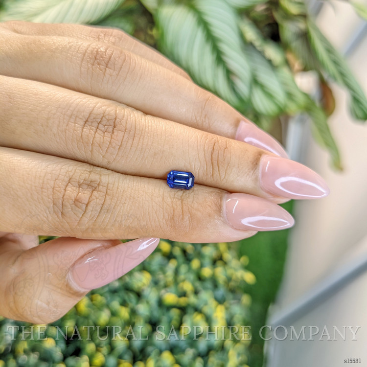 0.72 Ct. Blue Sapphire from Ceylon (Sri Lanka)
